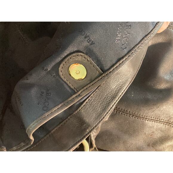 Abaco Paris ~ Leather Tote Bag Handbag ~ Rich Brown ~ French Luxury - Picture 4 of 4